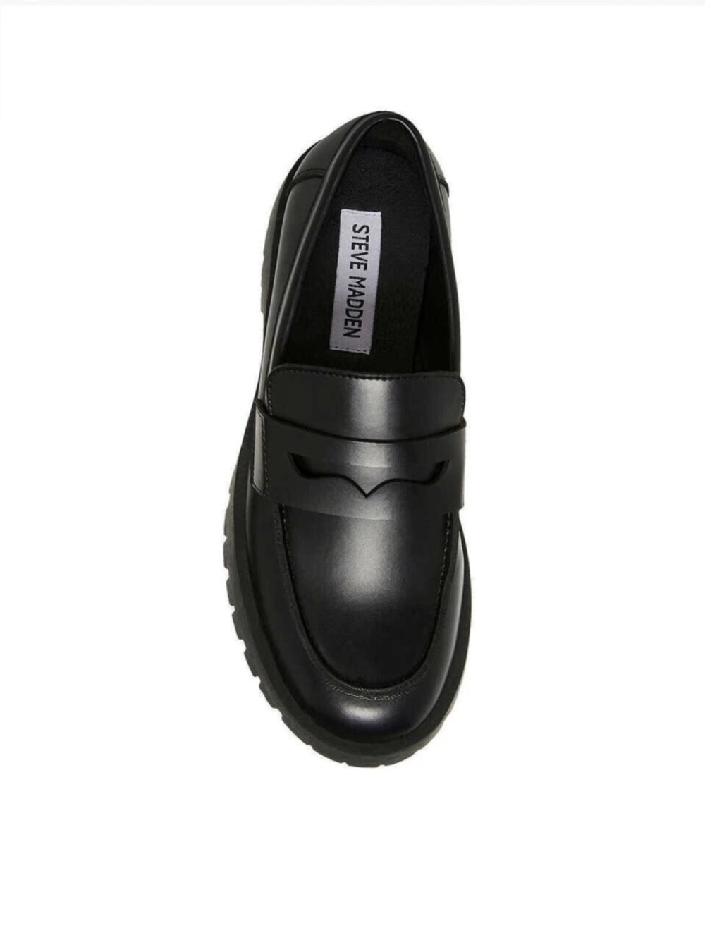 STEVE MADDEN Lolo Penny Loafer Shoes Women's Size 8 Black 1718640 - Picture 6 of 9